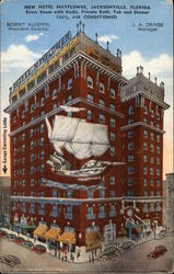 New Hotel Mayflower Postcard