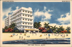 Poinciana Hotel Miami Beach, FL Postcard Postcard