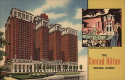 The Conrad Hilton Hotel Postcard
