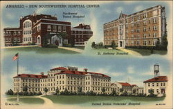 New Southwestern Hospital Center Amarillo, TX Postcard Postcard