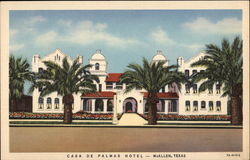 Casa De Palmas Hotel McAllen, TX Postcard Postcard