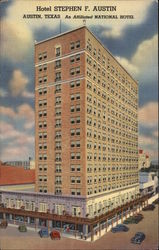 Hotel Stephen F. Austin Texas Postcard Postcard