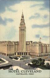 Hotel Cleveland Ohio Postcard Postcard