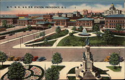 N.Y., N. H., & H. R.R. Station Postcard