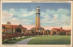 Louisiana State University - Campanile Baton Rouge, LA Postcard Postcard