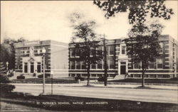 St. Patrick's School Natick, MA Postcard Postcard