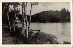 Along the Shore of Lake Sunapee, Casino and Sunset Hill, Blodgett Landing Postcard