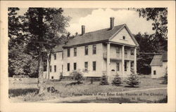Former Home of Mary Baker Eddy Tilton, NH Postcard Postcard