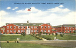 Administration Building, McCloskey General Hospital Postcard