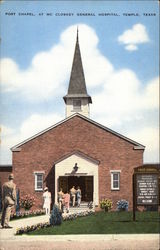 Post Chapel, at McCloskey General Hospital Postcard