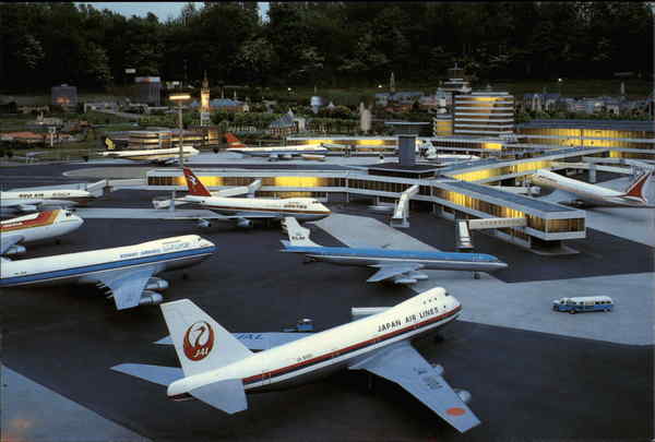 The international airport of Madurodam The Hague Netherlands