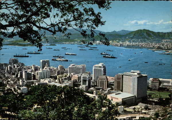 Kowloon Peninsula and Central Banking District Hong Kong