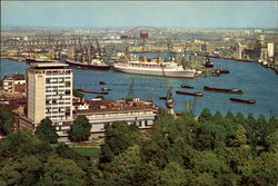 Leading port of the world Rotterdam Holland Netherlands