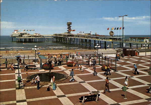 Pier and Promenade Scheveningen Netherlands