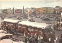 Bus Station Saigon Vietnam Southeast Asia
