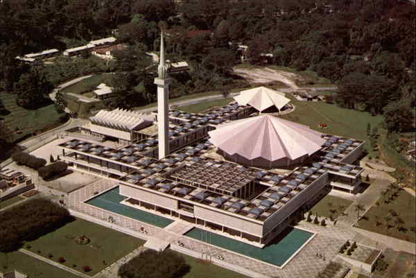 National Mosque Kuala Lumpur Malaysia Southeast Asia