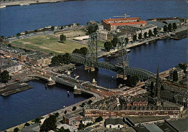 Koningsbrug connection Rotterdam South with Noordereiland Netherlands