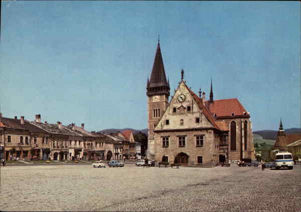 Town Hall Square Bardejov Slovakia Eastern Europe
