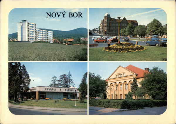 Various Views of Town Novy Bor Czech Republic Eastern Europe