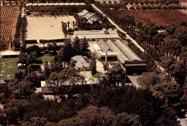 Aerial View Seppeltsfield Australia