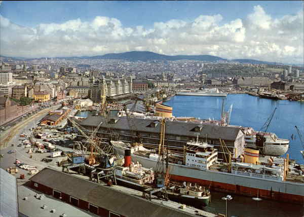 View of the Harbour Oslo Norway