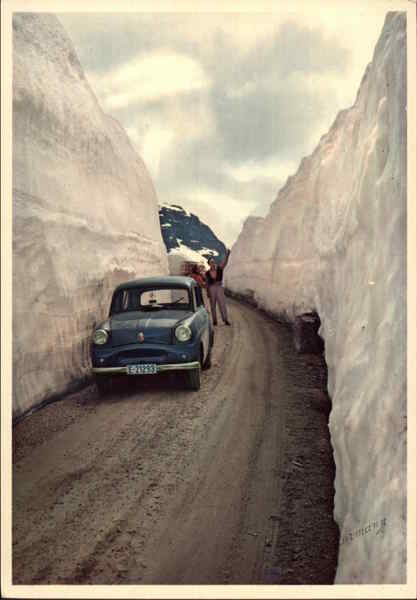 High Mountain Passage, Photographed In June Norway