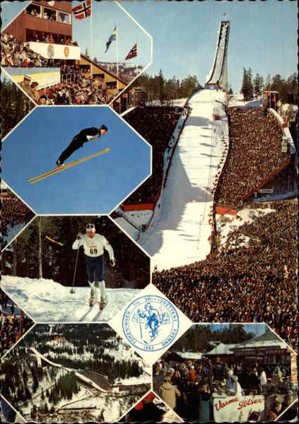 The Holmenkollen Ski Jump in Oslo, Norway