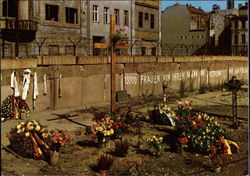 Peter Fechter Memorial at Checkpoint Charlie Postcard