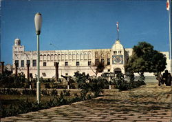 Municipal Garden and Police Fort Postcard