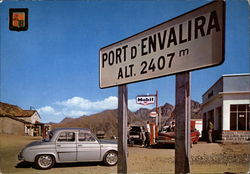 Summit of the Envalira Port Fra Miquel, Andorra Spain Postcard Postcard