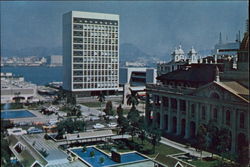 City Hall With Corner of Supreme Court Building Postcard