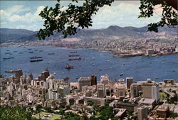 Hong Kong & Kowloon from The Peak Postcard