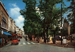City Street in Maastricht, Netherlands Benelux Countries Postcard Postcard