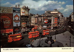 Piccadilly Circus London, United Kingdom Postcard Postcard