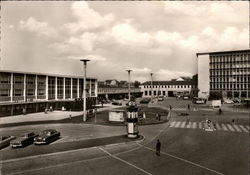 Train Station and Post Office Postcard