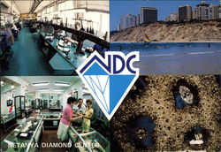 Netanya Diamond Center Israel Middle East Postcard Postcard