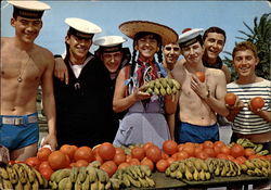 Fruit Sellers Canary Islands Africa Postcard Postcard