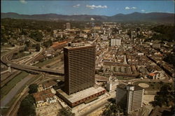 Aerial View of City and United Malayan Banking Corporation Building Postcard