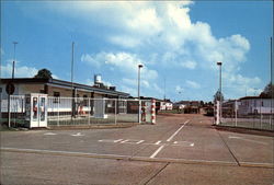 MIlitary Base - Paratroops Postcard