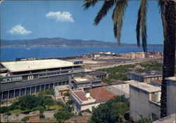 A view of the Straits Villa San Giovanni, Italy Postcard Postcard