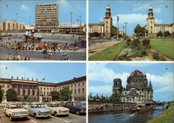 Various Views of City Postcard