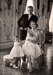 Prince Rainier III of Monaco, Princess Grace Royalty Postcard Postcard