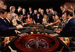 Le Casino de Divonne (Ain) - La Roulette Postcard