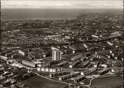 Aerial View of City Postcard