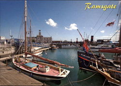 View of Harbour Ramsgate, KENT England Postcard Postcard