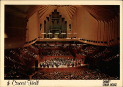 Sydney Opera House - Concert Hall Australia Postcard Postcard