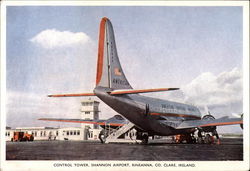 Control Tower - Shannon Airport Postcard