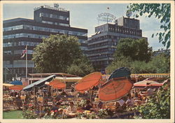 Pernille Open Air Restaurant Oslo, Norway Postcard Postcard