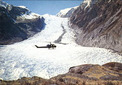 Fox Glacier South Westland, New Zealand Postcard Postcard