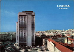 Sheraton Hotel and View of City Postcard